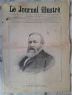 LE JOURNAL ILLUSTRE 25 Novembre 1888 HARRISON Nouveau Président Des ETATS UNIS L'INSTITUT PASTEUR - 1850 - 1899