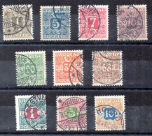 Dinamarca Timbre Pour Journaux Nº Yvert 1/10 O - Used Stamps