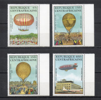 CENTRAFRIQUE PA N° 272 à 275   NEUFS SANS CHARNIERE COTE 11.00€     BALLON DIRIGEABLE - Centrafricaine (République)