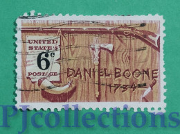 S321- STATI UNITI D'AMERICA - USA 1968 DANIEL BOONE 6c USATO - USED - Usati