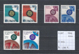 (TJ) Europa CEPT 1967 - 3 Sets (postfris/neuf/MNH) - 1967