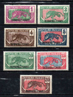 Oubangui Chari - 1922 - Tb Du Congo Surch   - N° 25 à 31  - Neuf *  - MLH - Ongebruikt