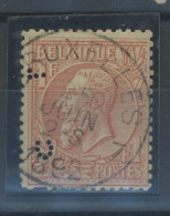 51 Ø.  1 Fr.  Avec Perforation.  C. L. Petit Caractères - 1884-1891 Léopold II