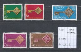 (TJ) Europa CEPT 1968 - 3 Sets (MH & MNH) - 1968