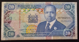 KENYA- 20 SHILINGI ISHIRINI 1993. - Kenya