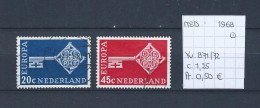 (TJ) Europa CEPT 1968 - Nederland YT 871/72 (gest./obl./used) - 1968