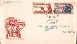 Czechoslovakia 1960, Illustrated Cover 3rd Congress Of The Czechoslovak Red Cross W./psm Praha - Storia Postale