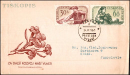 Czechoslovakia 1960, Illustrated Cover Parliamentary Elections W./psm Praha - Brieven En Documenten