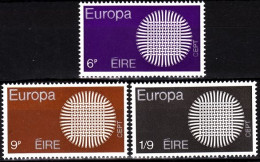 IRELAND 1970 EUROPA. Complete Set, MNH - 1970