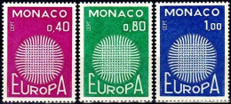 MONACO 1970 EUROPA. Complete Set, MNH - 1970