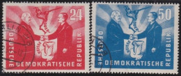 DDR     -     Michel   -   284/285       -  O        -  Gestempelt - Gebraucht