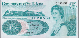SAINT HELENA - 5 Pounds Nd.(1976 & 1981) {Government Of St.Helena} UNC P.7 B - Saint Helena Island