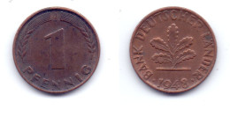 Germany 1 Pfennig 1948 J Bank Deutscher Lander - 1 Pfennig