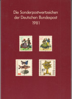 Bund Jahrbuch 1981 Die Sonderpostwertzeichen Postfrisch/MNH - Komplett - Collections Annuelles