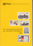 Bund Jahrbuch 1989 Die Sonderpostwertzeichen Postfrisch/MNH - Komplett - Colecciones Anuales