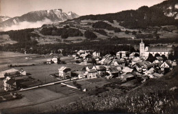 Taninges - Vue Générale Du Village Et Le Bargy - Taninges