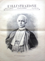 L'Illustrazione Italiana 26 Febbraio 1893 Leone XIII Terracina Velletri Turillo - Before 1900