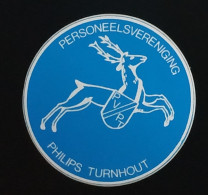 AUTOCOLLANT PERSONEELSVERENIGING - PHILIPS TURNHOUT - ASSOCIATION DU PERSONNEL - BELGIQUE BELGIË BELGIUM - Stickers