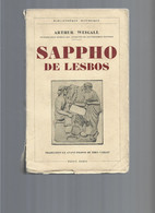 A Saisir Rare SAPHO De LESBOS Arthur WEIGALL - Port Mondial Relay Inclu - Histoire