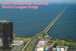 UNITED STATES, LOUISIANA, NEW ORLEANS, LAKE PONTCHARTRAIN CAUSEWAY, WORLD'S LONGEST BRIDGE - New Orleans