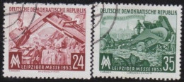 DDR     -     Michel   -   380/381      -  O        -  Gestempelt - Usati