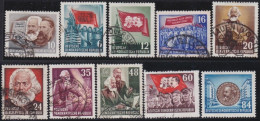 DDR     -     Michel   -   344/353      -  O  (353: *)       -  Gestempelt - Used Stamps