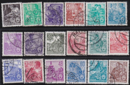 DDR     -     Michel   -   405/422      -  O         -  Gestempelt - Used Stamps