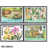 C2039.1# Guinea Ecuatorial 1985. Protección De La Naturaleza (MNH) EDI@73-76 - Guinée Equatoriale