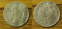 20 Centimes 1866 A - 20 Centimes