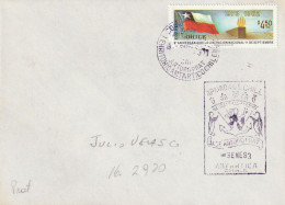 Chili 1983, Letter Stamped ANTARTICA Chile (penguins, Anker) - Chili