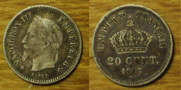 20 Centimes 1867 BB - 20 Centimes
