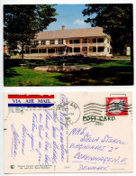United States 1961 Postcard - Newfane Inn, Vermont; To Denmark; Scott 1044A 11c. Liberty - Otros & Sin Clasificación
