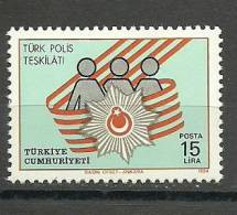 Turkey ; 1984 Turkish Police Organization - Nuevos