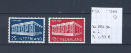 (TJ) Europa CEPT 1969 - Nederland YT 893/94 (gest./obl./used) - 1969