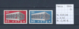 (TJ) Europa CEPT 1969 - Noorwegen YT 538/39 (gest./obl./used) - 1969