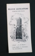 AUTOCOLLANT DE MANEBLUSSERS 1959 - BELGISCHE GOLFBILJARTBOND - BILLARD GOLF  MECHELEN - MALINES BELGIQUE BELGIË BELGIUM - Stickers