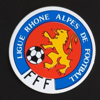 AUTOCOLLANT LIGUE RHÔNE ALPES DE FOOTBALL – FFF – SPORT - LION - Stickers