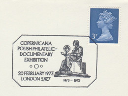 1973 COPERNICUS With ASTROLABE Event Cover GB Stamps Astronomy - Astronomie