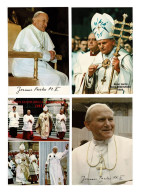 Lot 4 X CPA Paus Pope Papa Giovanni Paolo II Joannes Paulus Jean Paul ANNO SANTO 1983 Annus Sanctus - Vaticano