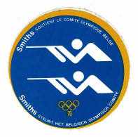 Sticker Autocollant Smiths Belgisch Olympisch Comite Jeux Olympiques 1976 Olympic Games Shooting - Stickers