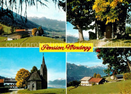 73224257 Hall Tirol Gasthof Pension Windegg Kirche Alpenpanorama Hall Tirol - Andere & Zonder Classificatie