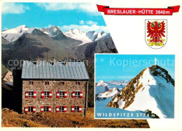 73224109 Soelden Oetztal Breslauer Huette Wildspitze Gipfelkreuz Oetztaler Alpen - Andere & Zonder Classificatie