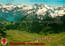 73224022 Tannheim Tirol Vilsalpsee Alpenpanorama Fliegeraufnahme Tannheim Tirol - Andere & Zonder Classificatie