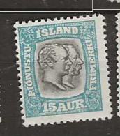 1913 MH Iceland Dienst, Mi 15. - Dienstmarken