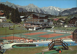 72488977 Seefeld Tirol Freizeitzentrum Hotel Wetterstein Tennisplaetze Schwimmba - Andere & Zonder Classificatie
