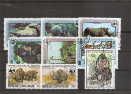 Centrafricaine - Faune ( Lot De Timbres Différents Oblitérés ) - Centrafricaine (République)