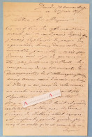 ● L.A.S 1873 Ludwig GRUNER Graveur & Dessinateur Allemand DRESDE Autogramm Brief Richter Lettre Autographe Deutschland - Schilders & Beeldhouwers