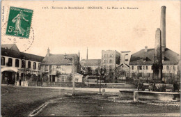 S14537 Cpa 25 Sochaux - La Place Et La Brasserie - Sochaux