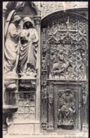 España - Circa 1920 - Postcard - Burgos - Cathedral - Detail Of The Cloister Door - Burgos