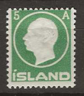1912 MH Iceland Mi 69 - Unused Stamps